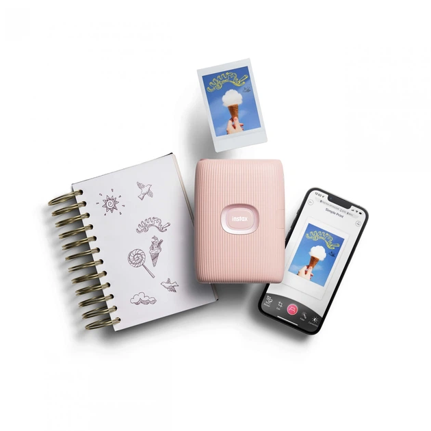 Фотопринтер FUJIFILM Instax Mini Link 2 Soft Pink – фото, отзывы