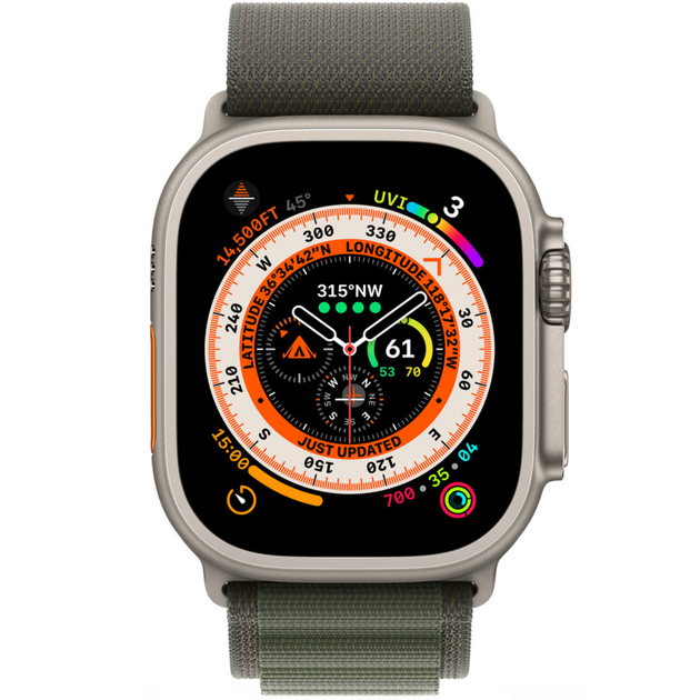 Тканевый ремешок Apple Watch Alpine Loop 49/45/44/42 mm, Green (HC) - Фото 2 Тканевый ремешок Apple Watch Alpine Loop 49/45/44/42 mm, Green (HC) - изображение 2