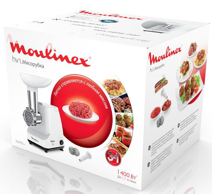 М'ясорубка MOULINEX 3в1 ME111032 - зображення 6