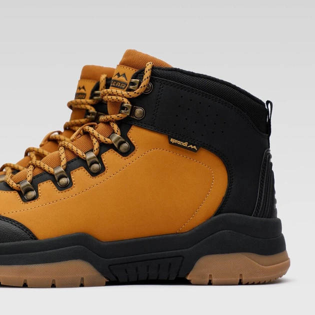 Zimowe buty trekkingowe męskie wysokie Sprandi MP07-11736-0146 30 cm Camel (5904862071190) - obraz 3