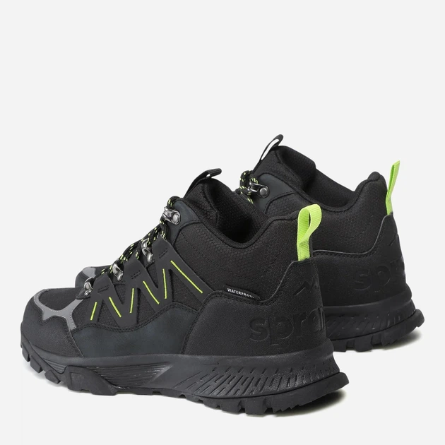 Buty trekkingowe męskie niskie Sprandi MP-S22W273A-1 44 28 cm Czarne (5904862170244) - obraz 3