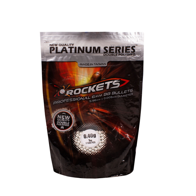 Кулі Rockets Platinum 0,40g 1kg - зображення 1