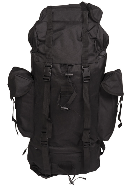 Рюкзак Тактичний Військовий Mil-Tec 65Л Чорний BW LAMPFRUCKSACK (14023002-65) - изображение 1