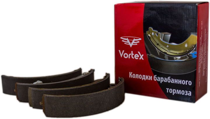 Колодки гальмівні Chevrolet Aveo задні VORTEX, к-т (4 шт.) - зображення 1