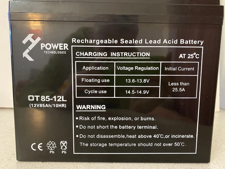 Акумуляторна батарея гелева HT Power 12V, 85Ah – фото, відгуки ...