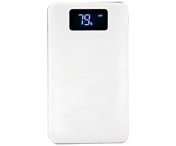 Внешний аккумулятор (повербанк) Power Bank Syrox PB107-White 20000 mAh с LED-дисплеем белый (PB107-White_1088) - изображение 3