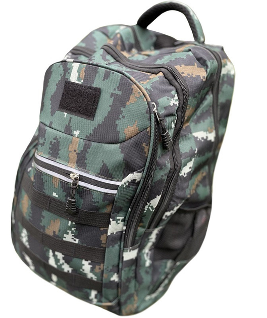 Рюкзак тактический 6220 зеленый камуфляж, 35 л - изображение 1