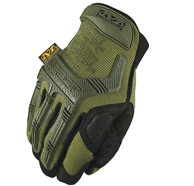 Перчатки тактические Mechanix M72-002 полнопалые, оливковые - изображение 1