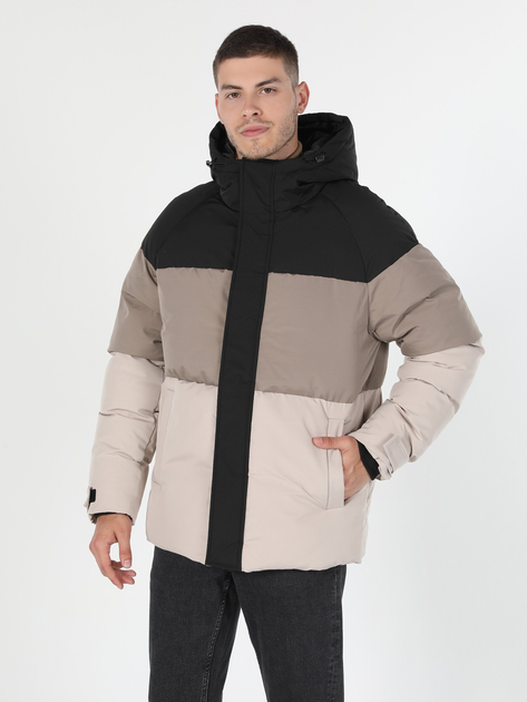 Куртка демисезонная с капюшоном мужская Colin's CL1060978BEI S Beige ...