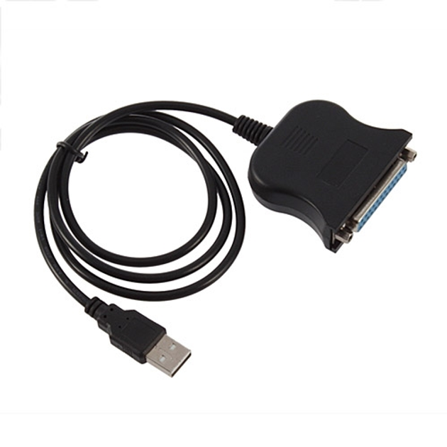 Переходник USB - LPT параллельный порт DB25 1284 Без бренда – фото ...