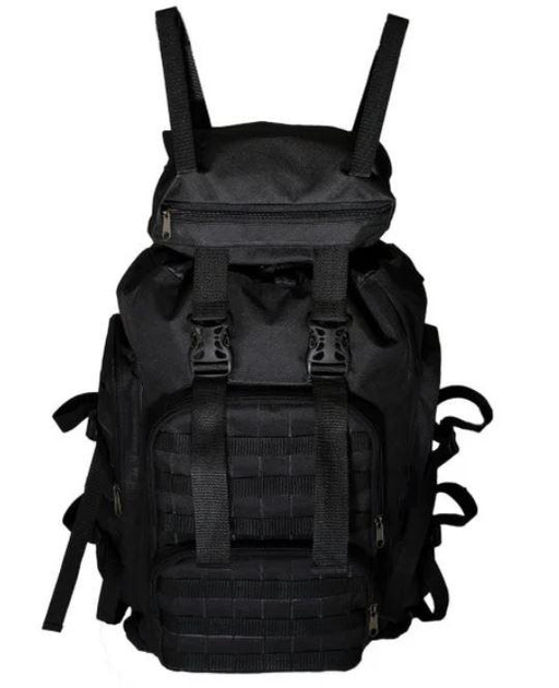Рюкзак тактичний 160-01 80 л, чорний - зображення 2