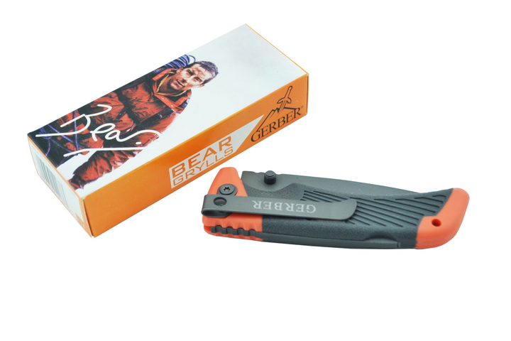 Нож складной Туристический 18.5 см Gerber Bear Grylls Scout Модель Scout Folding с клипсой (543 V) - изображение 2