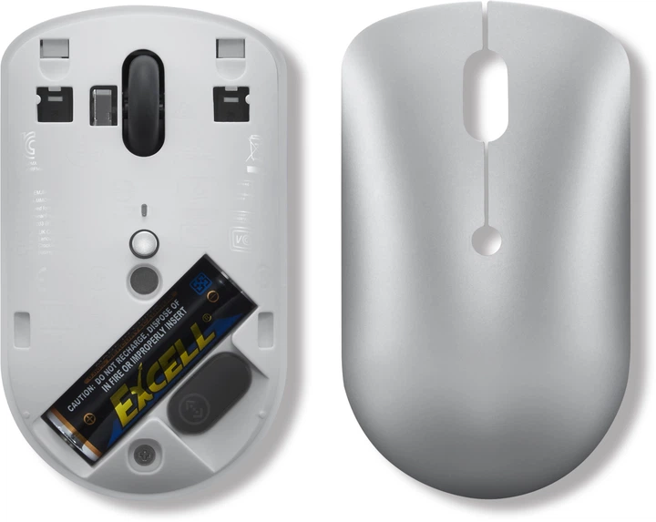 Миша Lenovo 540 USB-C Wireless Compact Mouse Cloud Grey (GY51D20869) - зображення 6