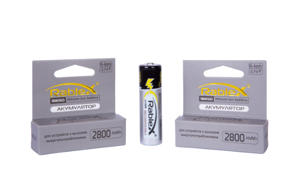 Акумулятор Rablex 2800 mAh Li-ion 3.7V 18650 - зображення 7