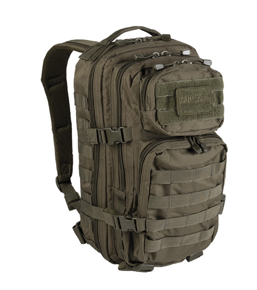 Рюкзак тактичний 20л. Олива Mil-Tec US Assault Pack SM Oliv (14002001-20) - изображение 3