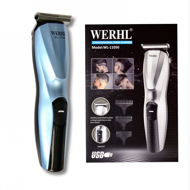 Машинка для стрижки волос и бороды WERHL WL-11050X.Аккумуляторный ...