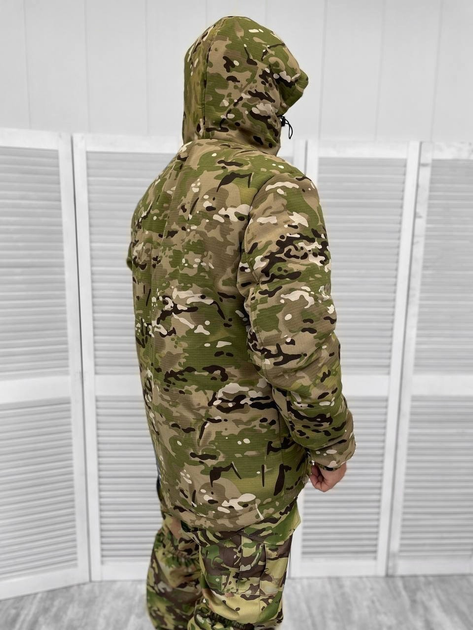 Тактична тепла зимова військова куртка - бушлат, Камуфляж: Мультикам, Розмір: XXL - зображення 2