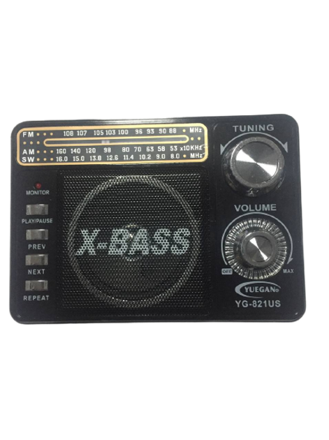 Портативный радиоприёмник аккумуляторный YUEGAN YG-821US радио AM/FM/SW ...