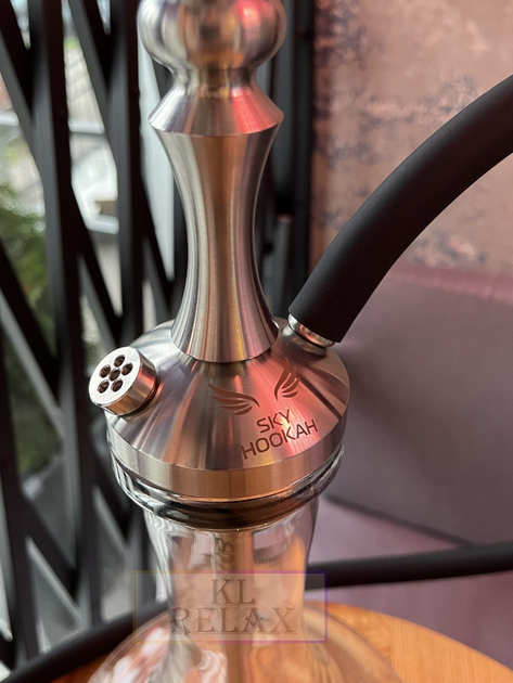 Кальян Sky Hookah Full Set на колбі Craft Clear 65 см - зображення 4