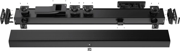 Портативна колонка AUDAC Professional 3-Way Soundbar 60W Black (IMEO2/B) - зображення 4