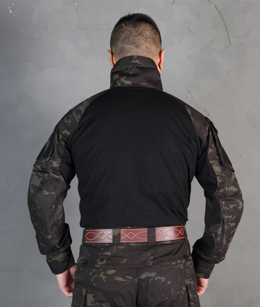 Тактическая боевая рубашка (Убакс) Gen3 Emerson Черный мультикамуфляж M - изображение 2