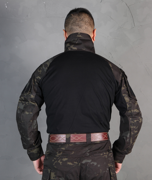 Тактическая боевая рубашка (Убакс) Gen3 Emerson Черный мультикамуфляж L - изображение 2