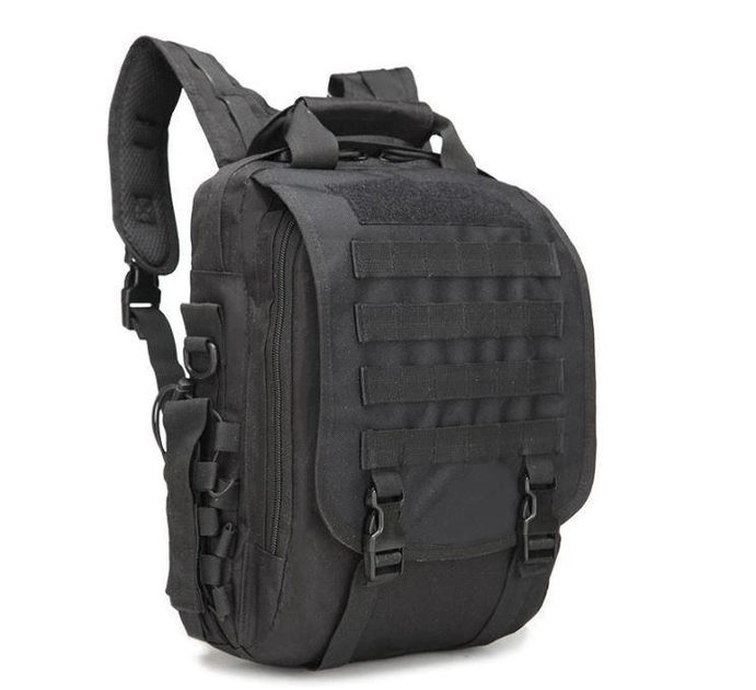 Сумка-рюкзак тактична TacticBag A28, 30 л - чорна - зображення 1