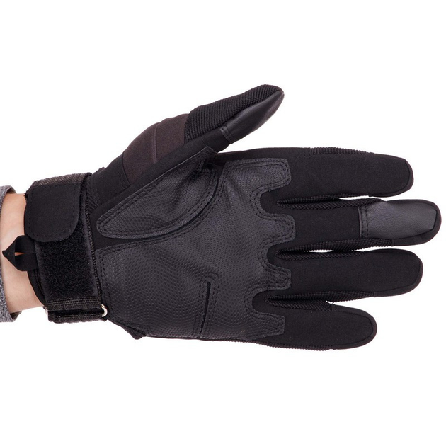Тактичні рукавички з закритими пальцями для військових ЗСУ SP-Sport BC-8798 розмір XL чорний - зображення 2