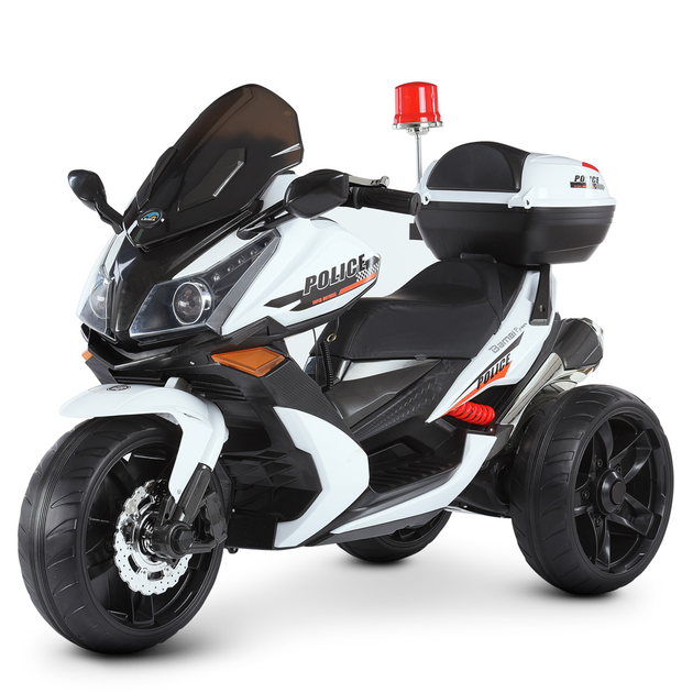 Дитячий поліцейский електромотоцикл 2 колісний 70W Bambi M 4852EL ...