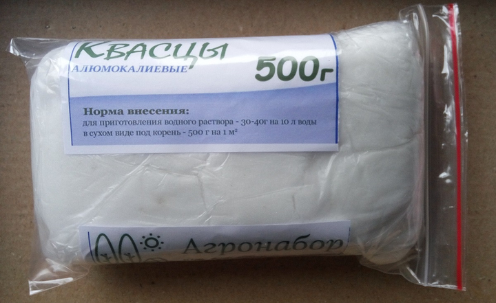Квасцы алюмокалиевые 500 г – фото, отзывы, характеристики в интернет ...