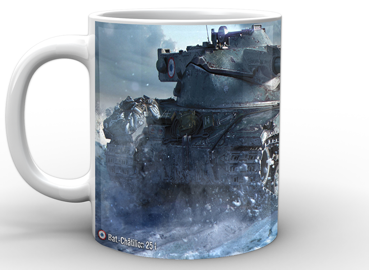 Кружка чашка World of Tanks Світ танків сніг WT.02.035 - Фото 3 Кружка чашка World of Tanks Світ танків сніг WT.02.035 - зображення 3