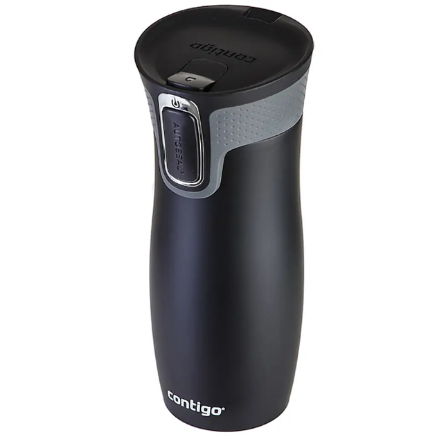 Термочашка Contigo West Loop 0,47 л черная матовая (2095800) - Фото 3 Термочашка Contigo West Loop 0,47 л черная матовая (2095800) - изображение 3