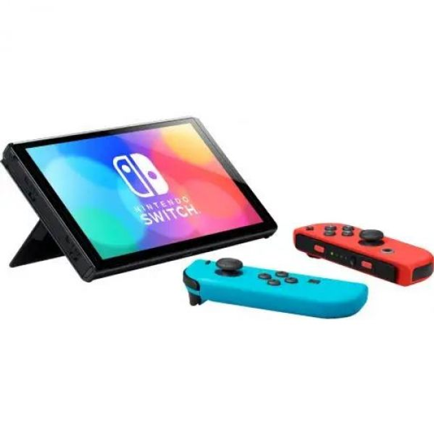 Nintendo Switch (OLED model) Neon Blue-Red + GTA Trilogy The