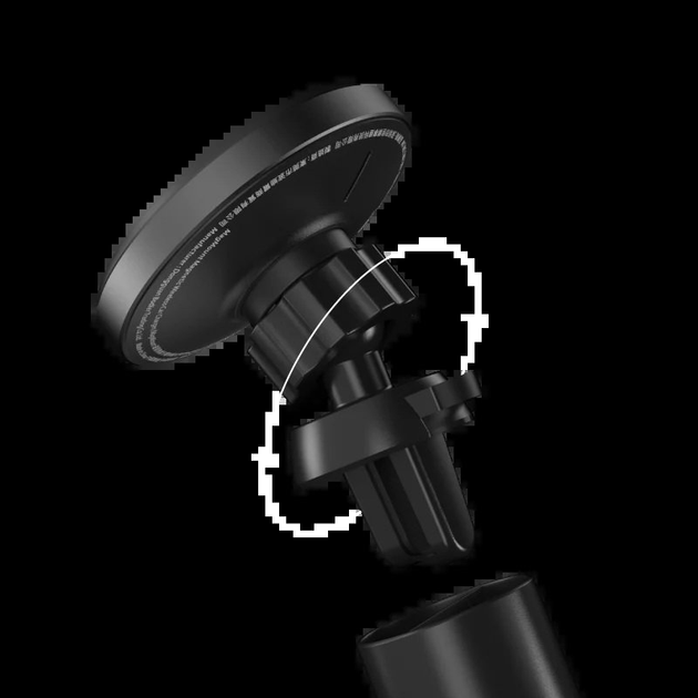 Бездротове АЗУ Switcheasy MagMount чорне для iPhone 12~14 (MCG123031BK22) - зображення 12