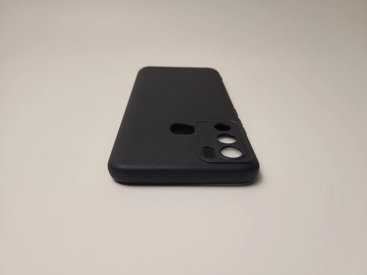 Чехол TPU Matte для Infinix Hot 12i бампер черный - изображение 4