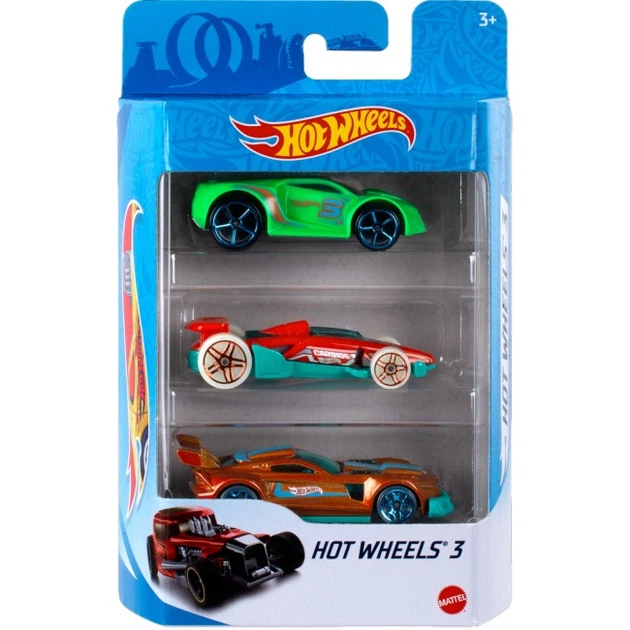 Набор 3-х базовых машинок Hot Wheels (K5904) (27084425611