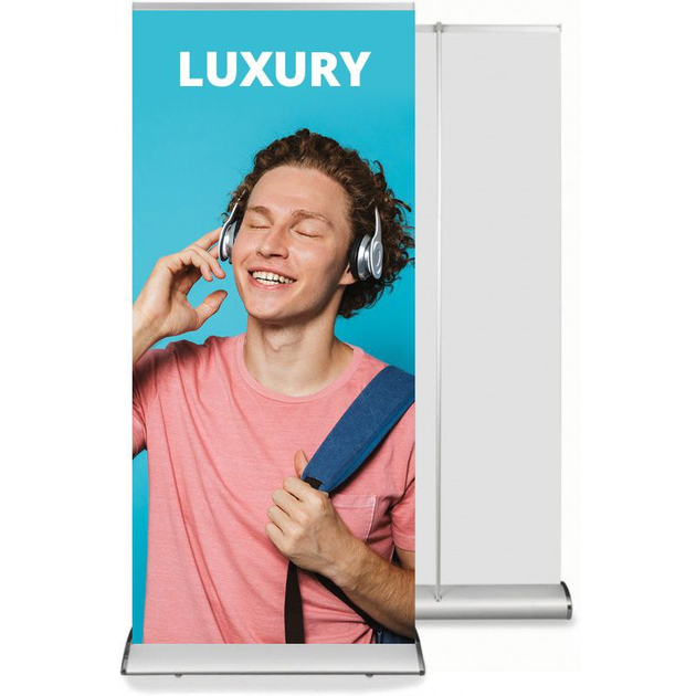 Ролл-ап 80x200см Люкс Roll-up Lux мобильный выставочный стенд Everest ...
