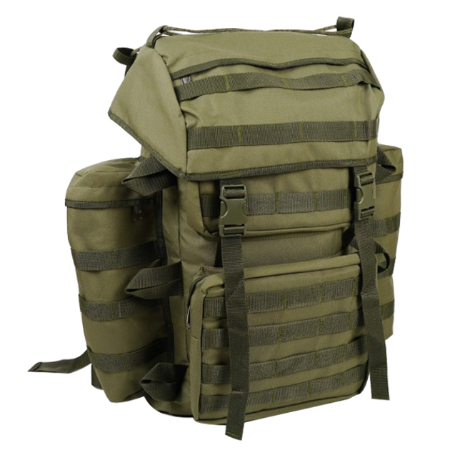 Тактичні військовий рюкзак для ЗСУ на 80 літрів Хакі (KT-7737) - зображення 1