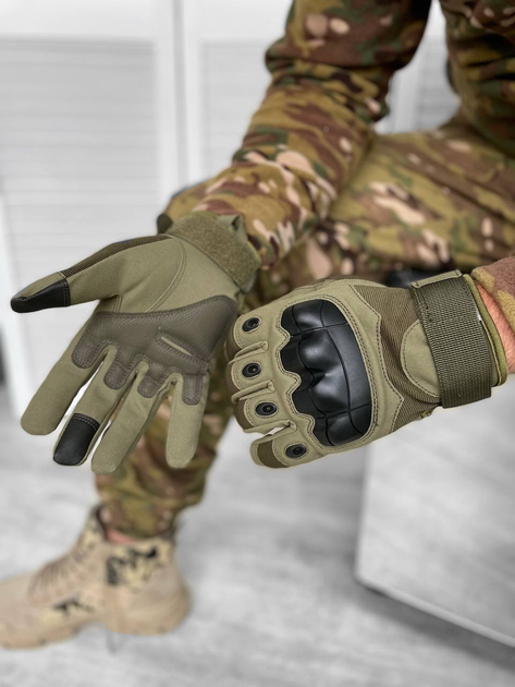 Тактические перчатки stendboy haki 26-0!(ML-847) - изображение 1