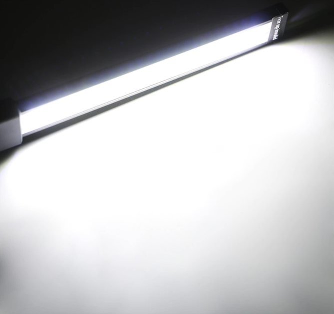 Светодиодная LED лампа с регулировкой яркости и магнитом фонарь (зарядка от USB) W55 Красно-Черная - изображение 6