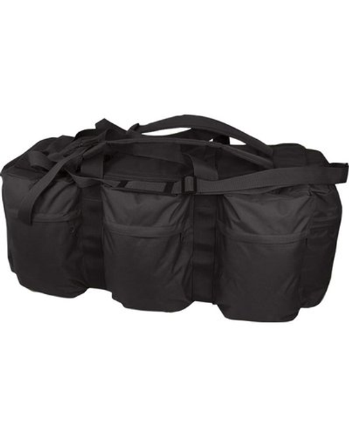 Сумка тактична дорожня для речей KOMBAT UK Assault Holdall 100л чорний TR_kb-ah-blk - зображення 1