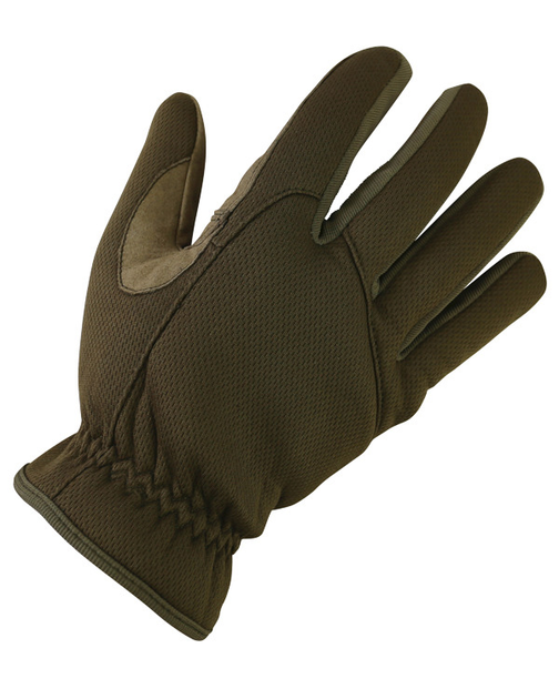 Тактические перчатки KOMBAT UK защитные перчатки L койот TR_kb-dfg-coy-l - изображение 1