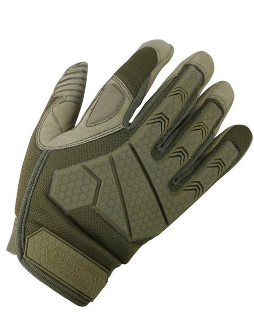 Тактические перчатки KOMBAT UK защитные перчатки S койот TR_kb-atg-coy-s - изображение 1