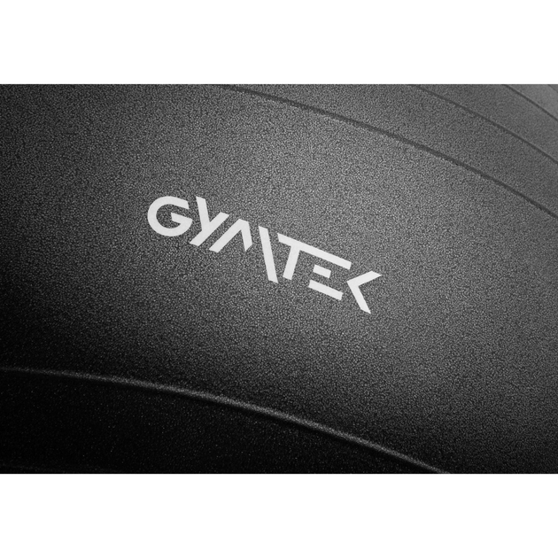 М'яч для фітнесу Фітбол Gymtek 65 см чорний з насосом для гімнастики універсальний - Фото 8 М'яч для фітнесу Фітбол Gymtek 65 см чорний з насосом для гімнастики універсальний - зображення 8