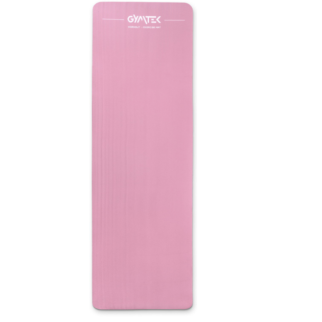 Килимок (мат) для йоги та фітнесу Gymtek NBR 1,5см рожевий - зображення 5