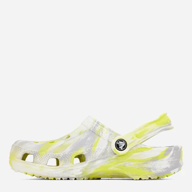 Женские кроксы Crocs Classic Marbled Clog 206867-1FJ 36-37 (M4/W6) 24 см Желтые (191448964631) - Фото 6 Женские кроксы Crocs Classic Marbled Clog 206867-1FJ 36-37 (M4/W6) 24 см Желтые (191448964631) - изображение 6