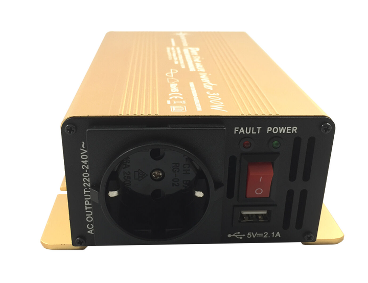 Преобразователь напряжения с чистой синусоидой Solartronics NP300 12V-230V 300/600W Германия - изображение 4