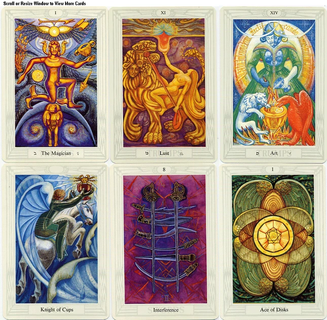 Карты Таро Тота Алистера Кроули - Aleister Crowley Thoth Tarot - Фото 3 Карты Таро Тота Алистера Кроули - Aleister Crowley Thoth Tarot - изображение 3