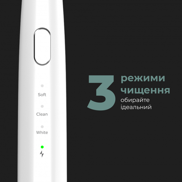 Електрична зубна щітка AENO DB7 White (ADB0007) - изображение 5