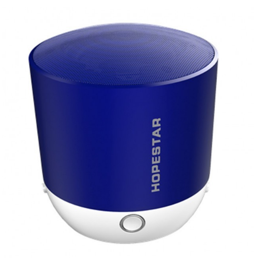 Бездротова колонка HOPESTAR H9 з мікрофоном + Bluetooth 3.0 вбудованим радіо 3 Вт Синя (ЦУ-00025118) - Фото 1 Бездротова колонка HOPESTAR H9 з мікрофоном + Bluetooth 3.0 вбудованим радіо 3 Вт Синя (ЦУ-00025118) - зображення 1